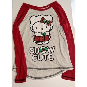 HELLO KITTY by SANRIO Snow Cute Girls Long Sleeve